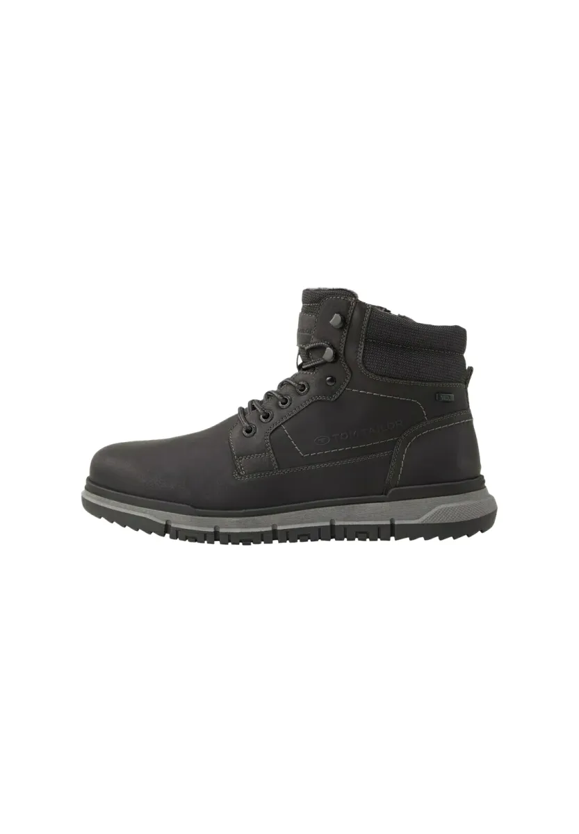 Schnürstiefelette - black