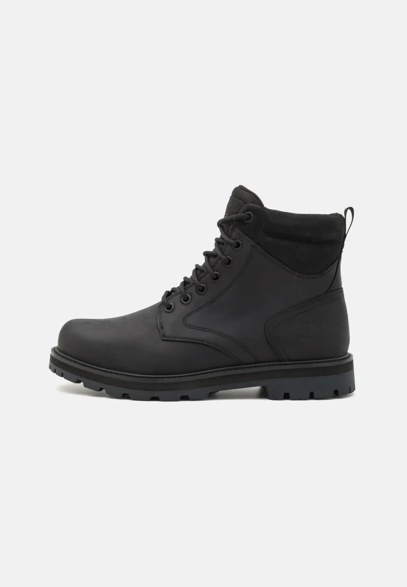 Schnürstiefelette - black