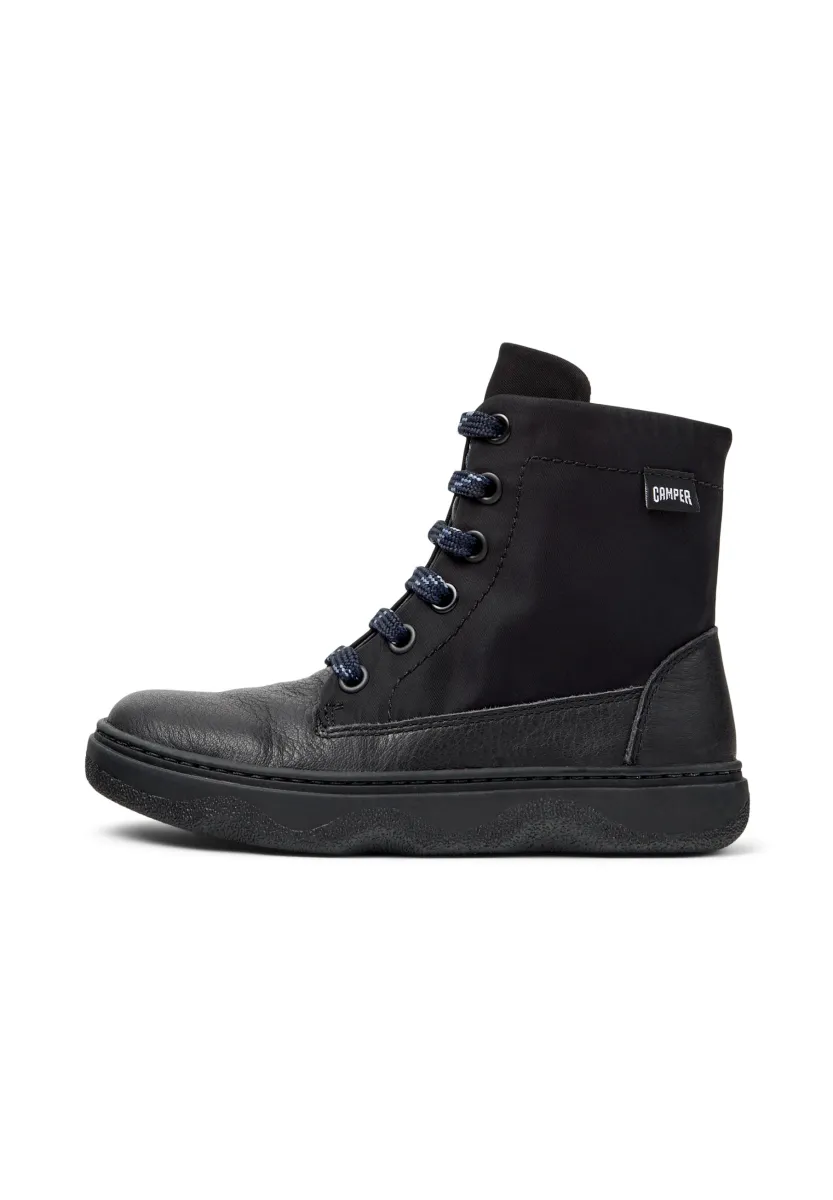 Schnürstiefelette - black