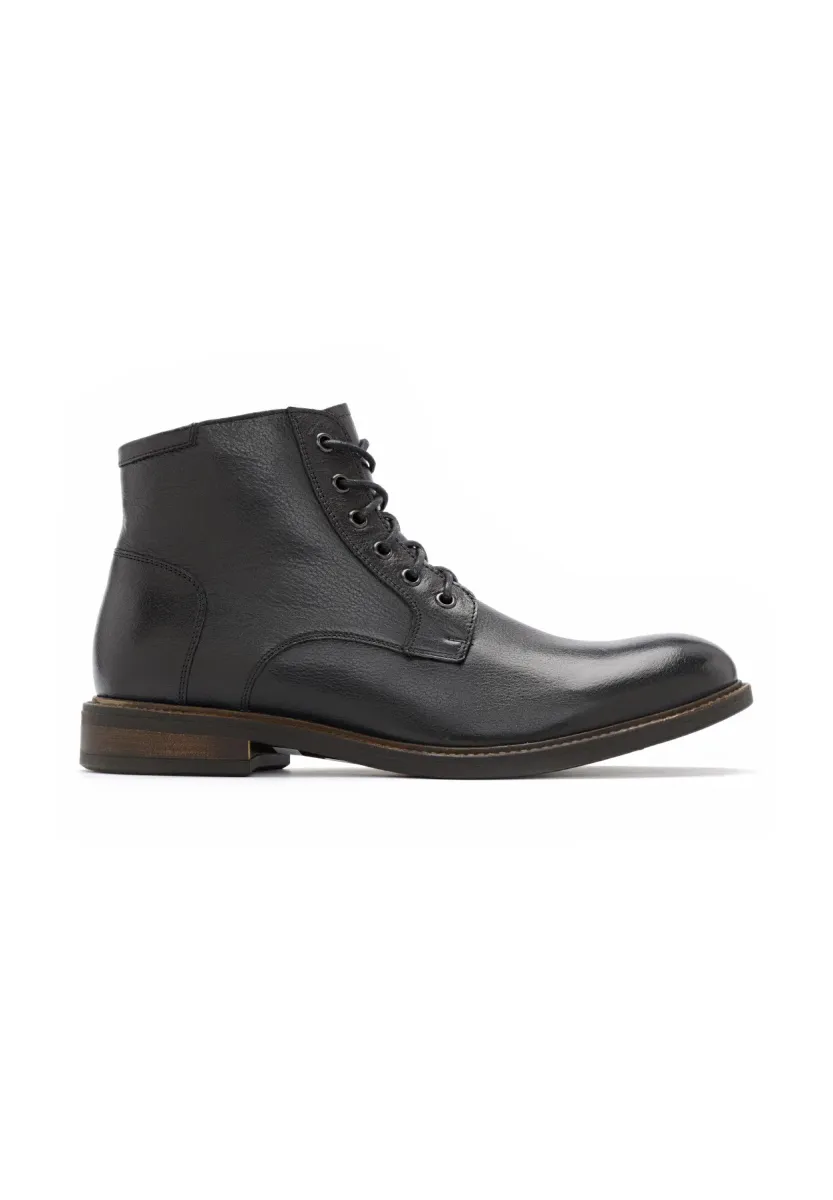 Schnürstiefelette - black