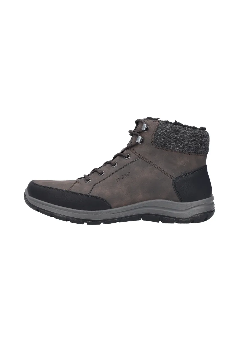 Schnürstiefelette - braun