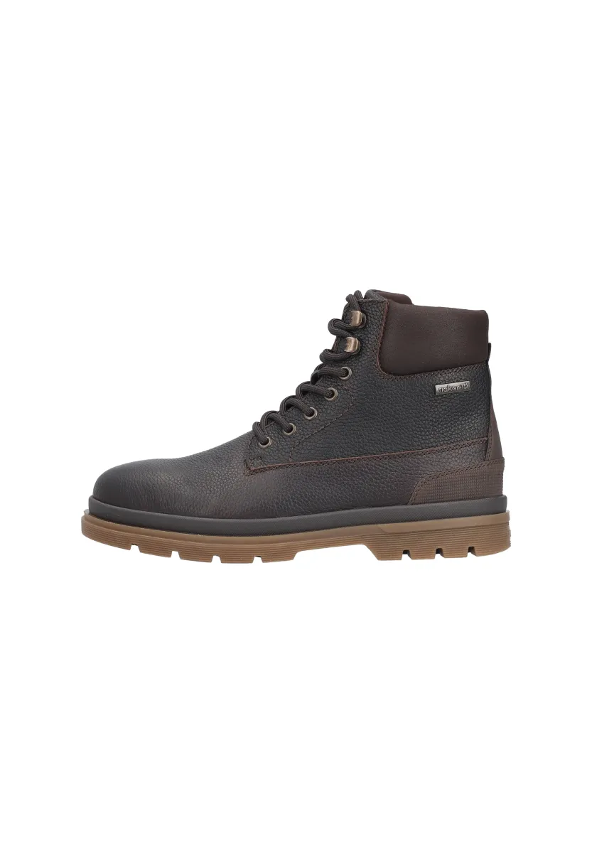 Schnürstiefelette - braun