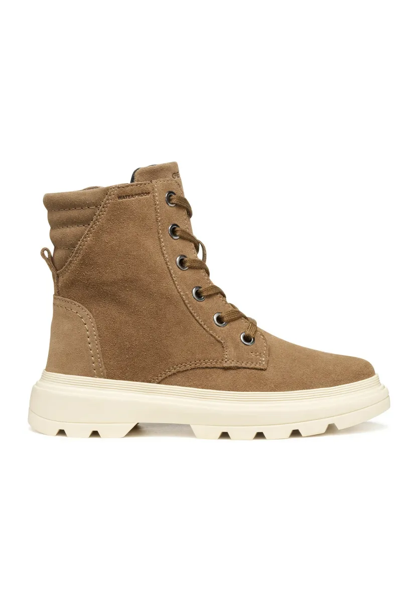 Schnürstiefelette - brick