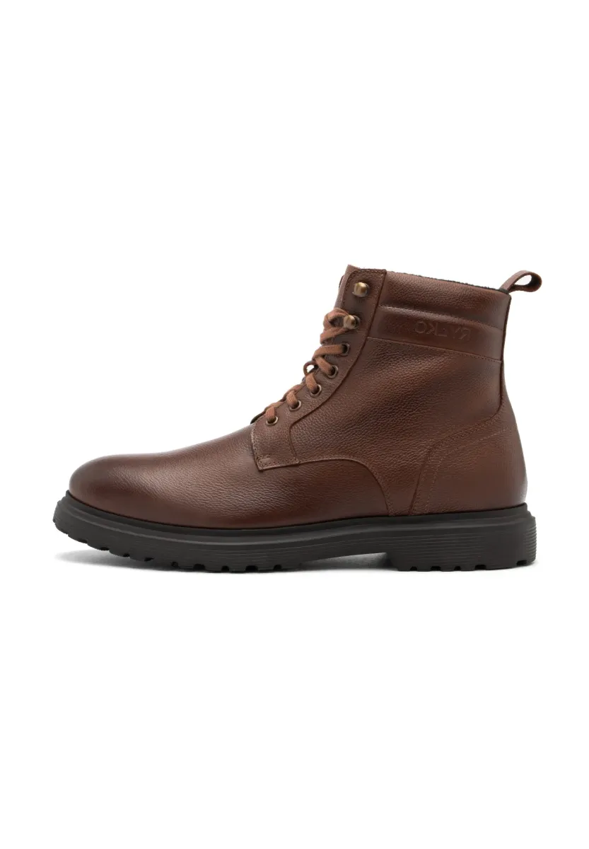 Schnürstiefelette - brown