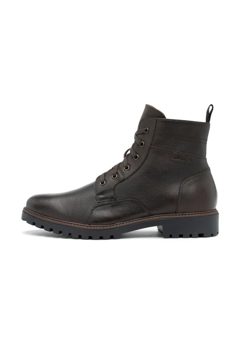 Schnürstiefelette - brown
