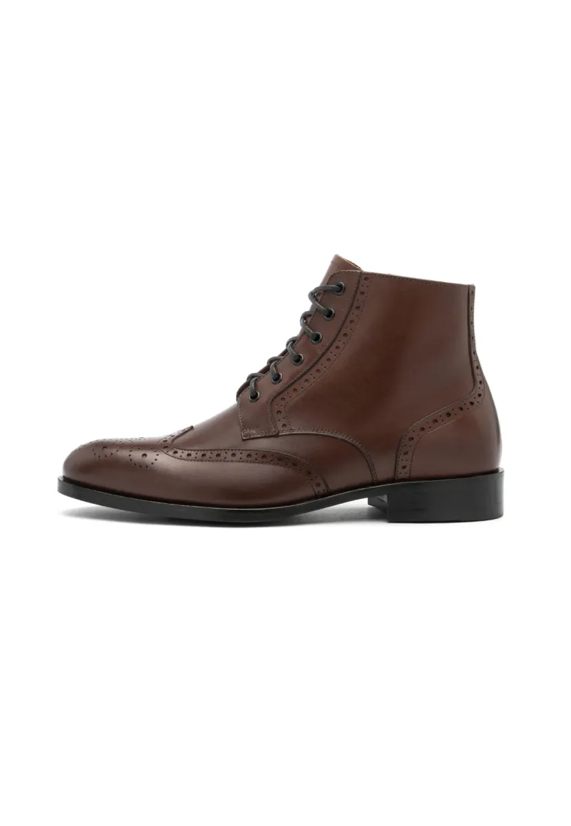 Schnürstiefelette - brown