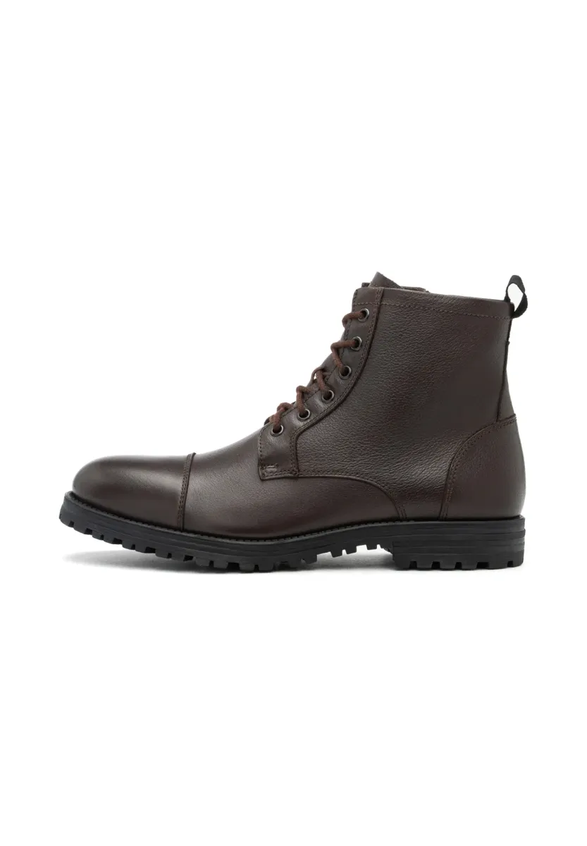 Schnürstiefelette - brown