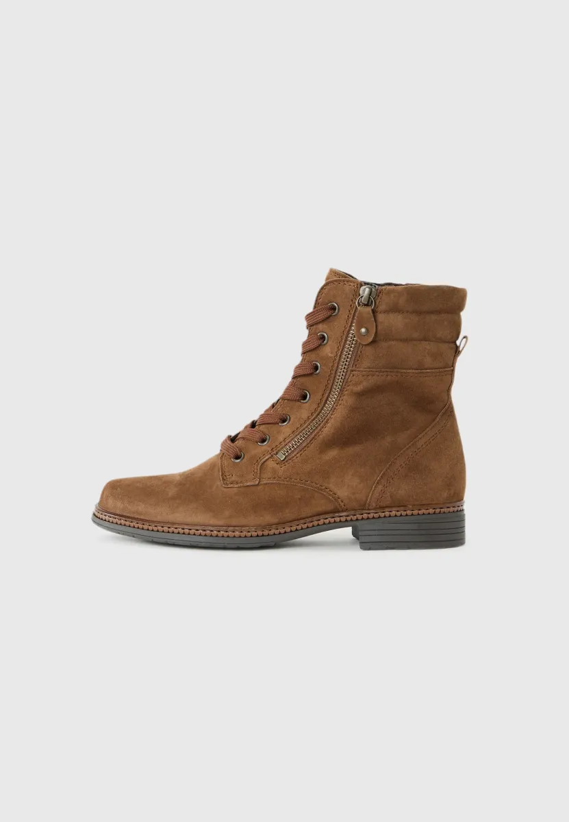 Schnürstiefelette - brown