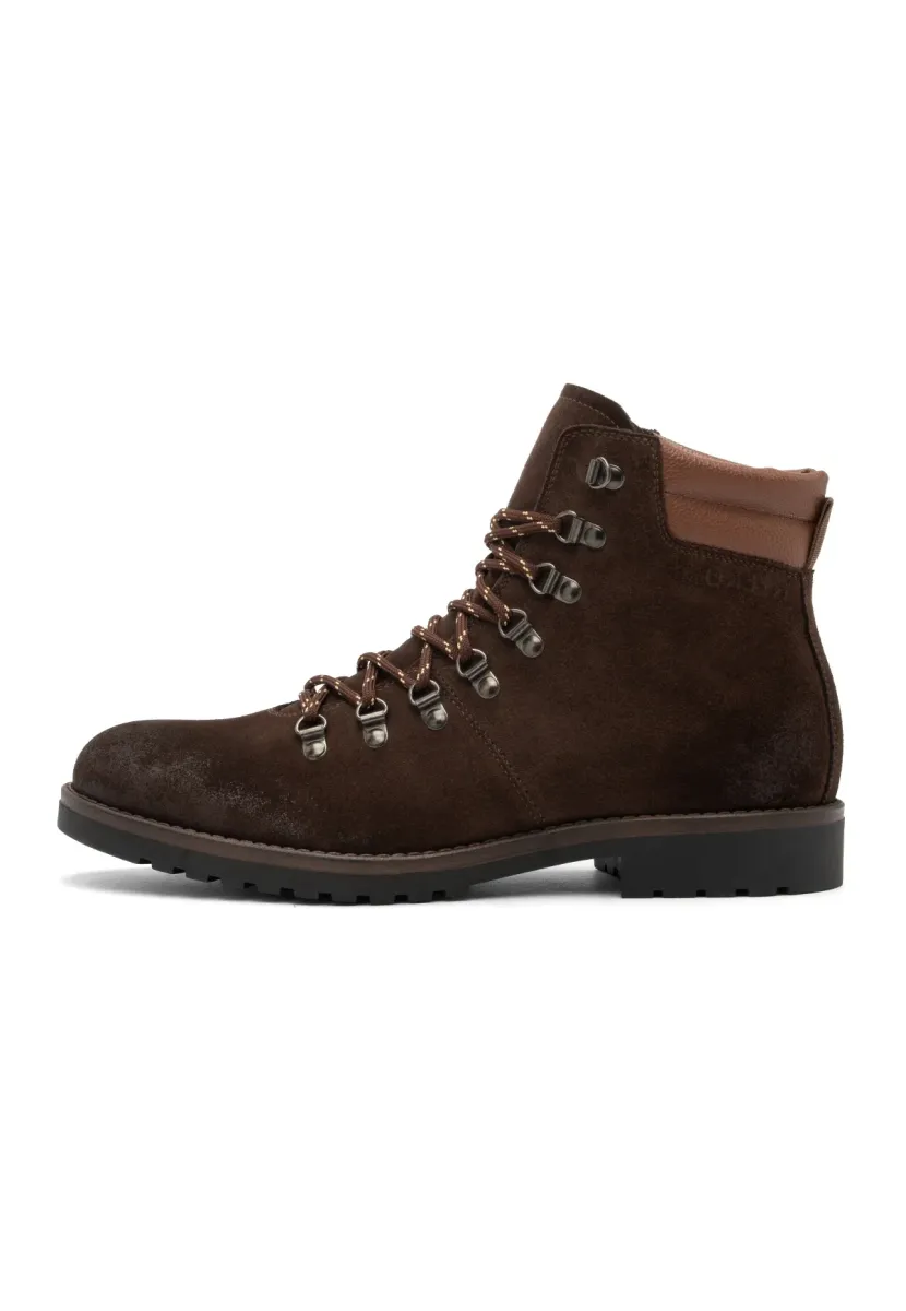 Schnürstiefelette - brown