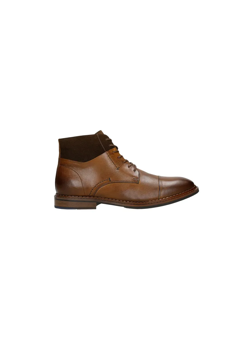 Schnürstiefelette - brown