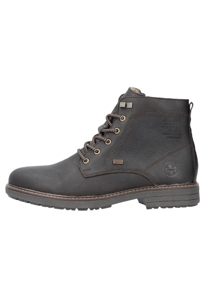 Schnürstiefelette - chestnut-brown