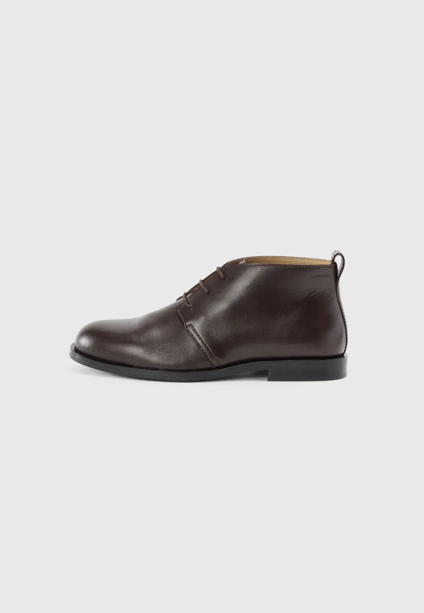Schnürstiefelette - cocoa brown