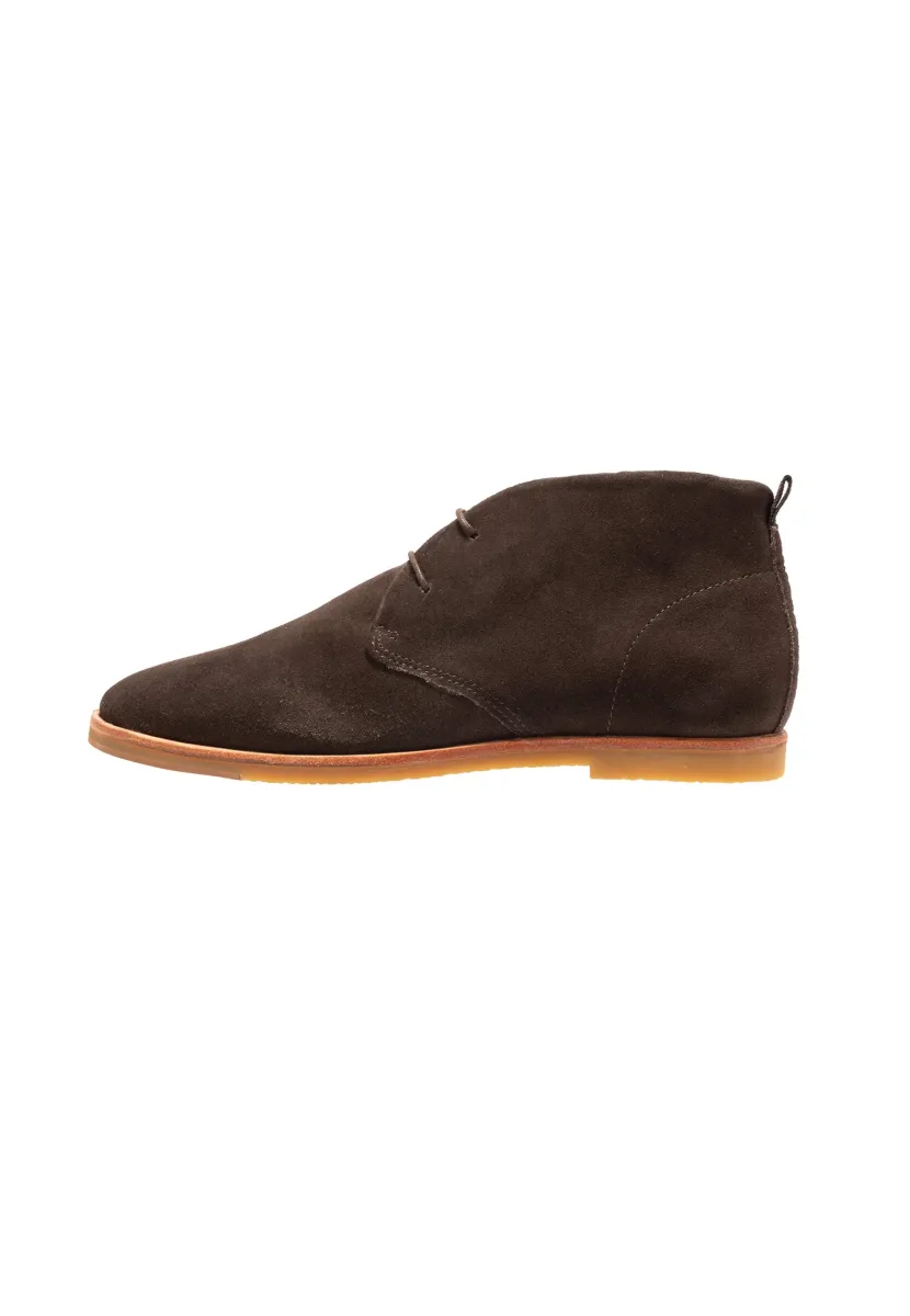 Schnürstiefelette - dark brown