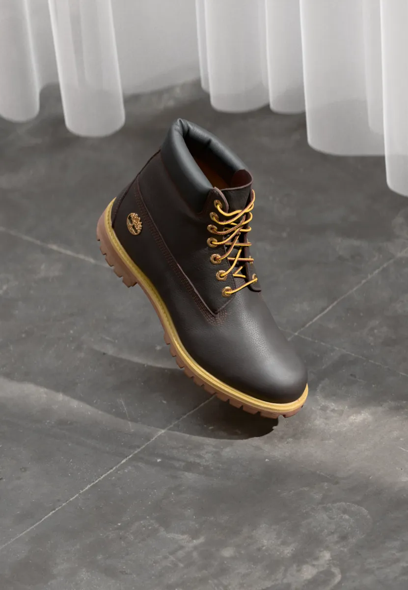 Schnürstiefelette - dark brown/black