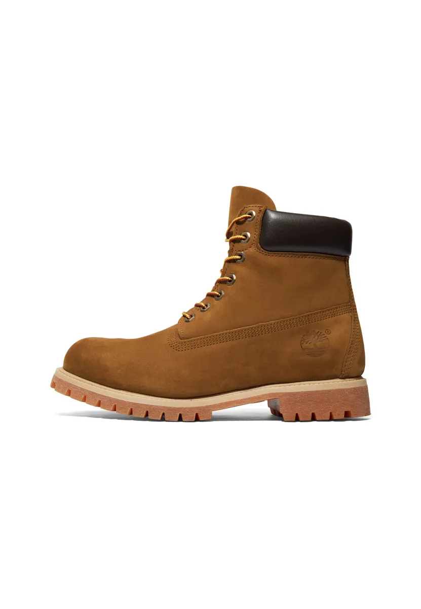 Schnürstiefelette - dark wheat nubuck
