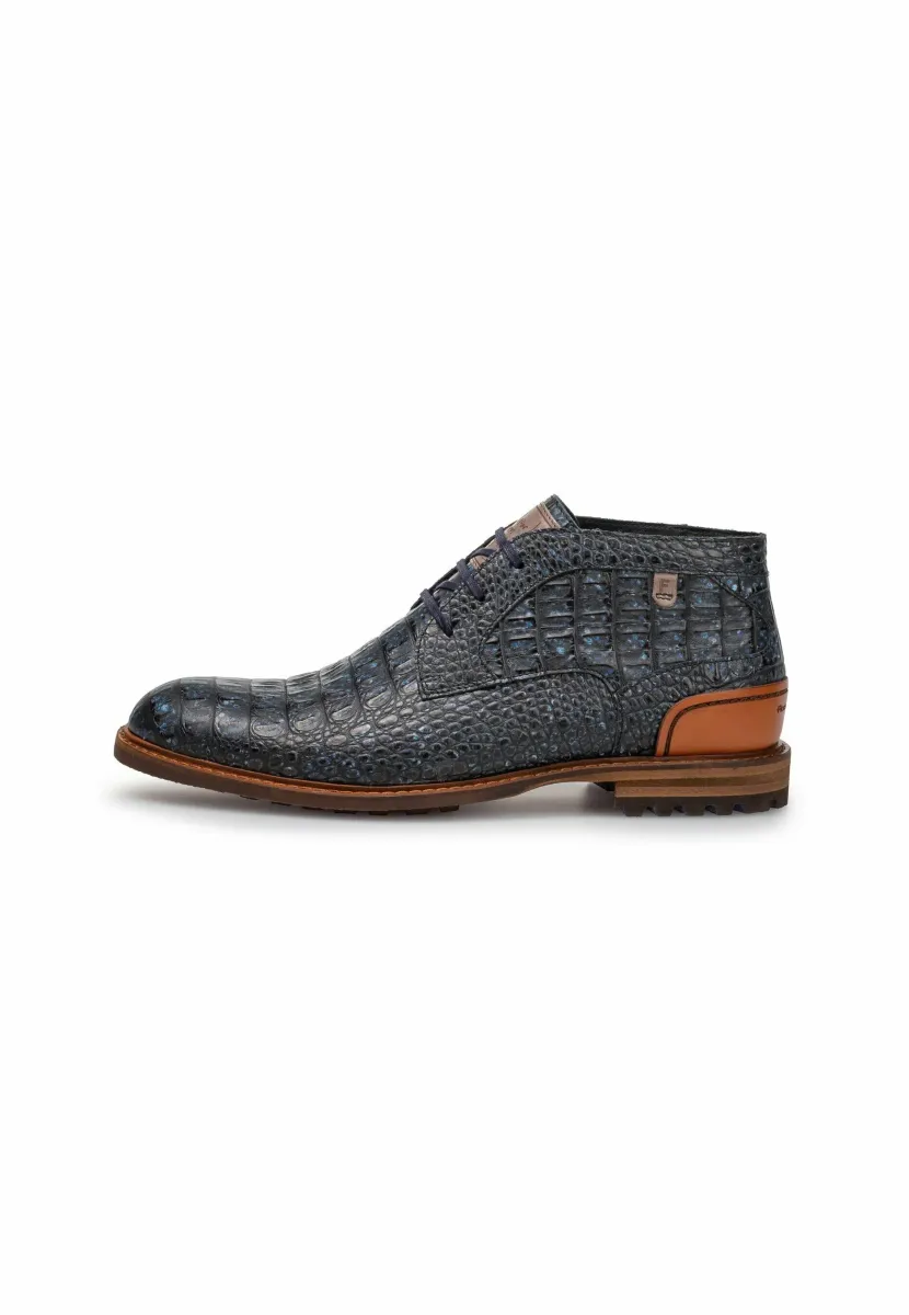 Schnürstiefelette - darkblue