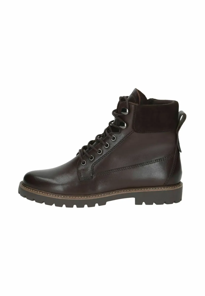 Schnürstiefelette - dk brown comb