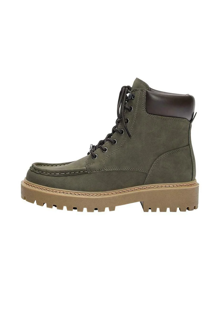 Schnürstiefelette - green