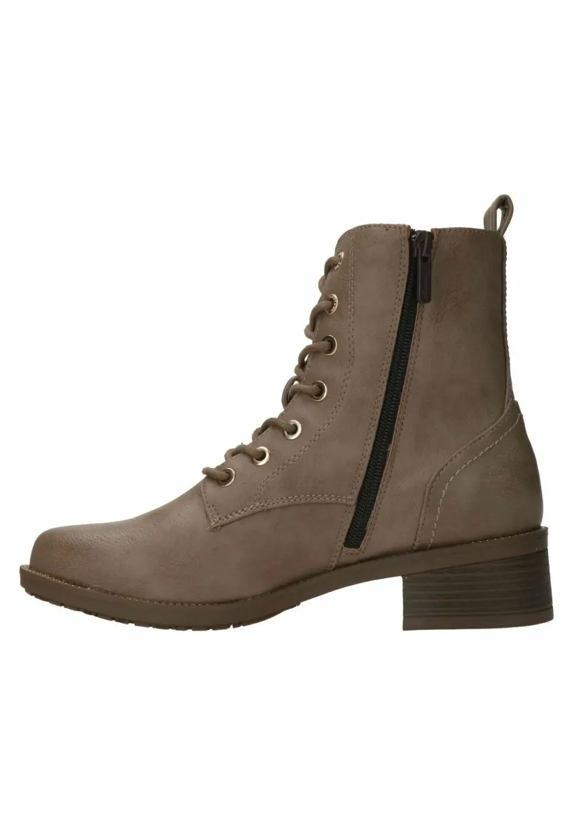 Schnürstiefelette - grey
