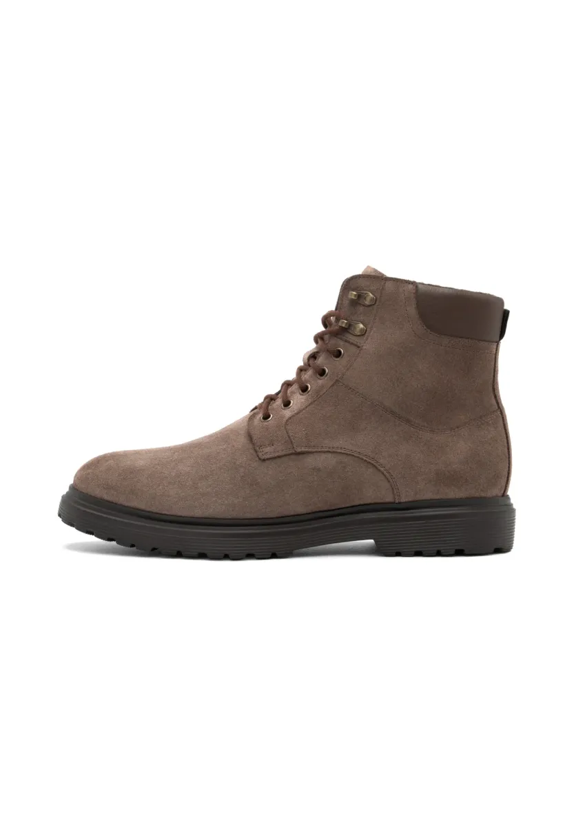 Schnürstiefelette - light brown