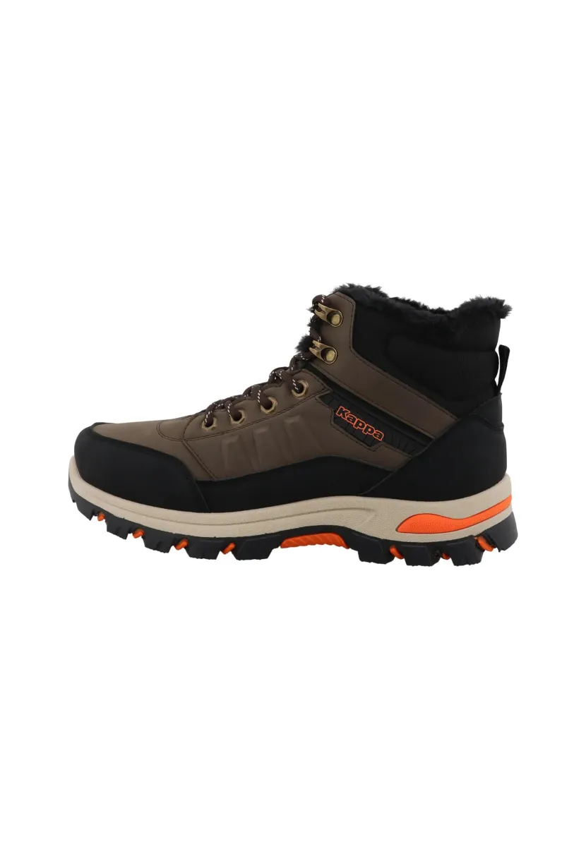 Schnürstiefelette - mokka
