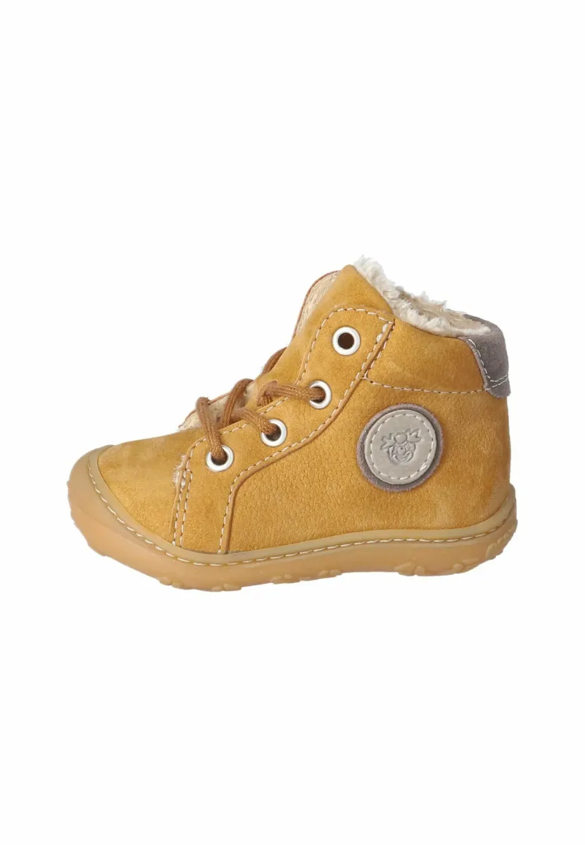 Schnürstiefelette - mustard