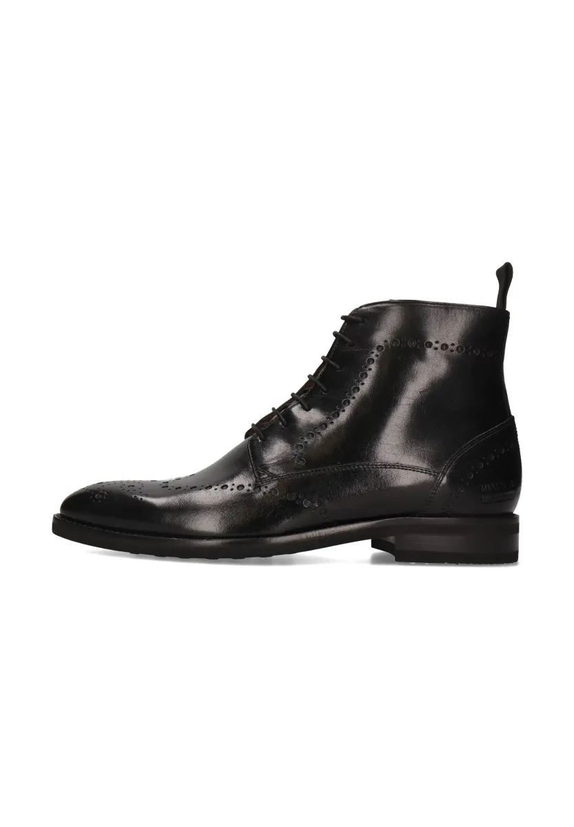 Schnürstiefelette - noir