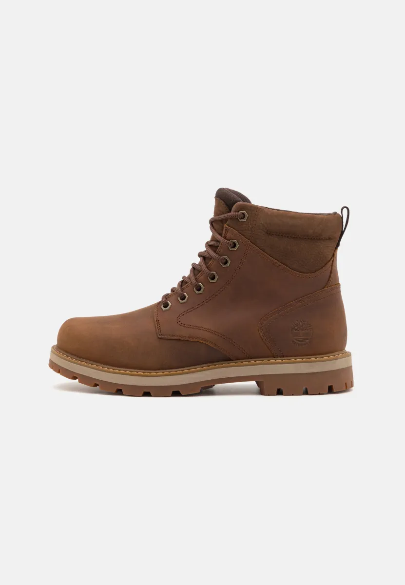 Schnürstiefelette - rust
