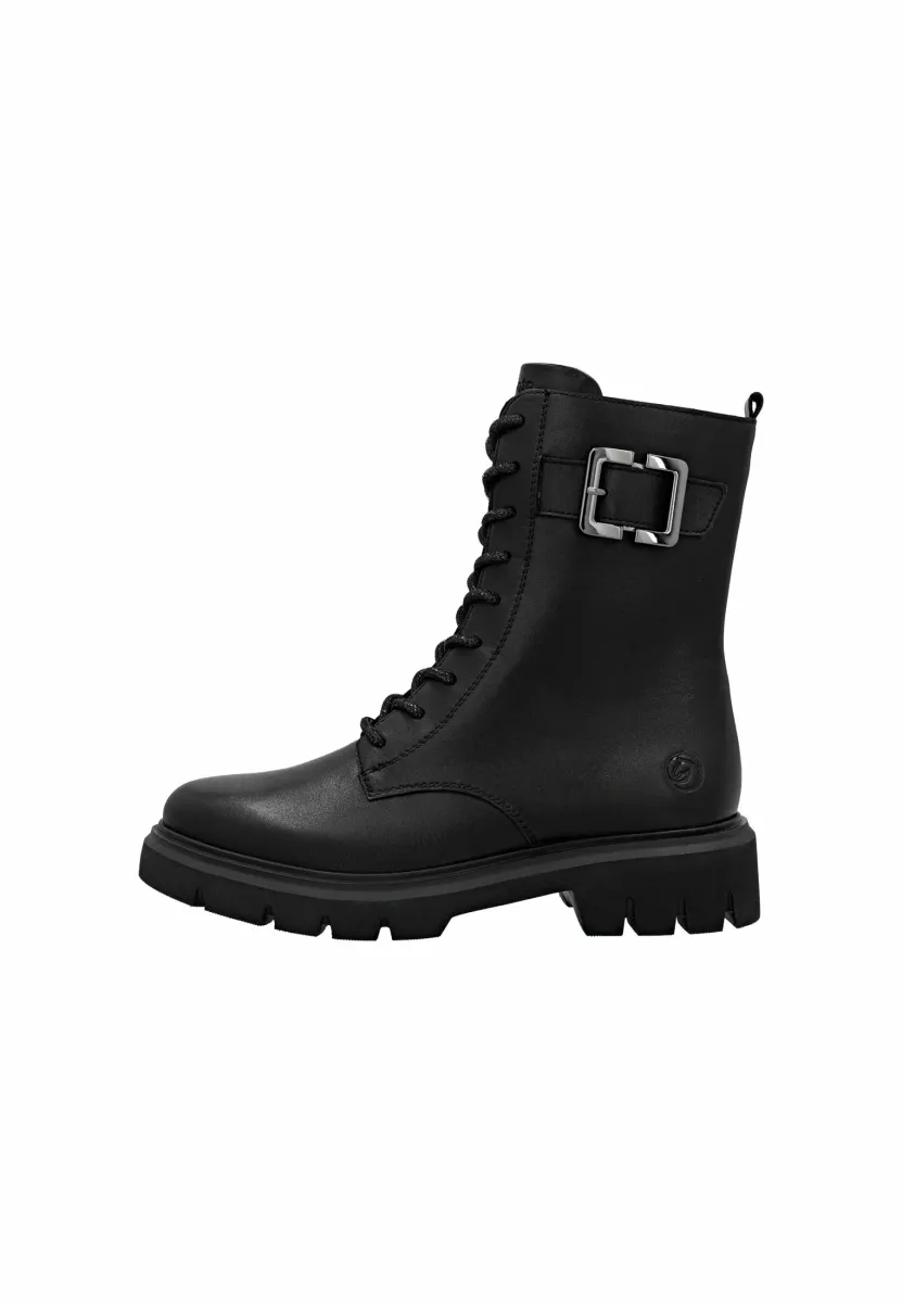 Schnürstiefelette - schwarz schwarz