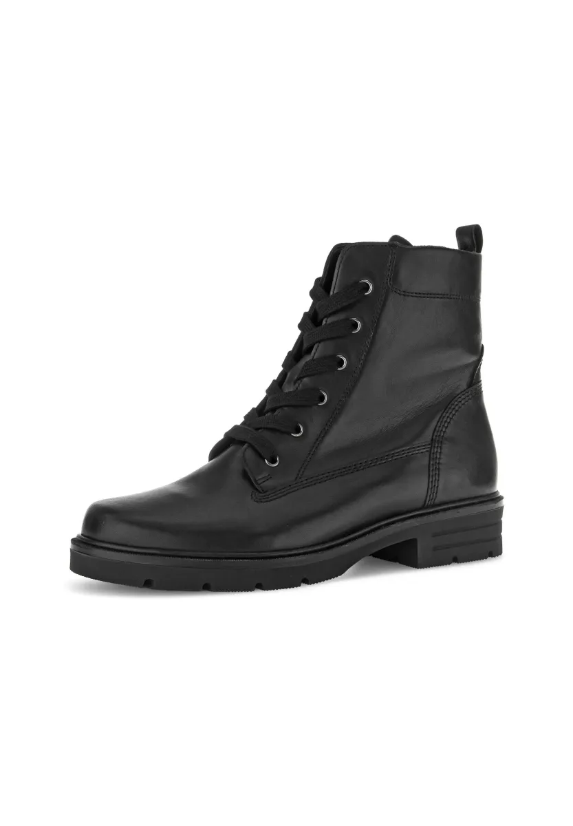 Schnürstiefelette - schwarz schwarz