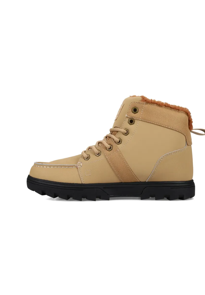 Schnürstiefelette - tan/black