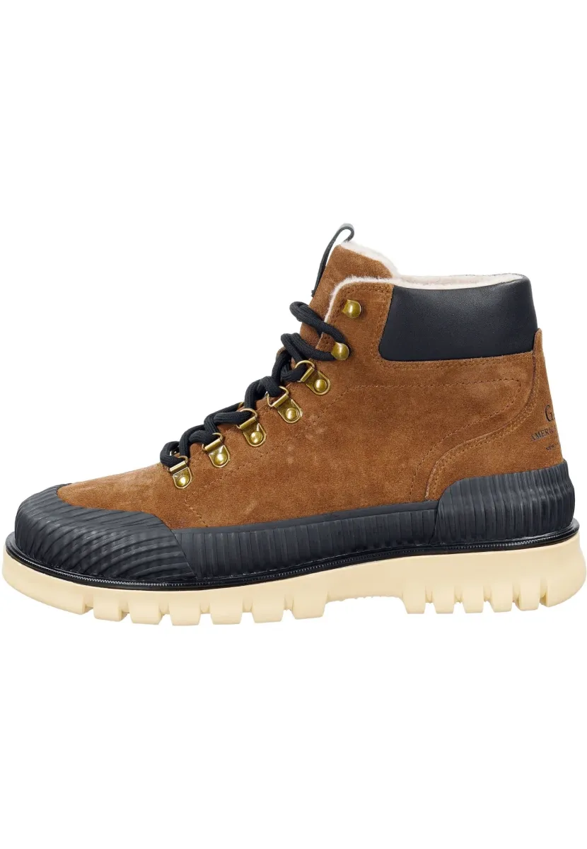 Schnürstiefelette - tobacco brown