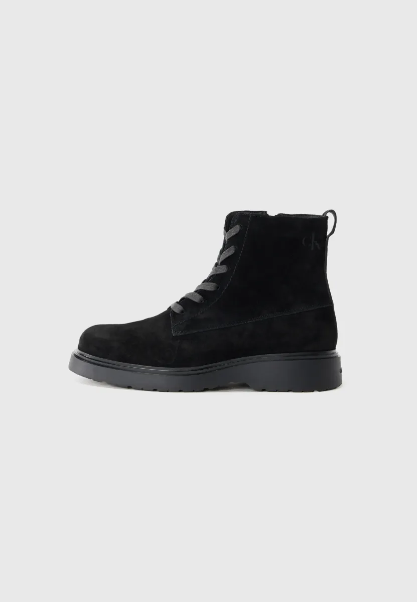 Schnürstiefelette - triple black