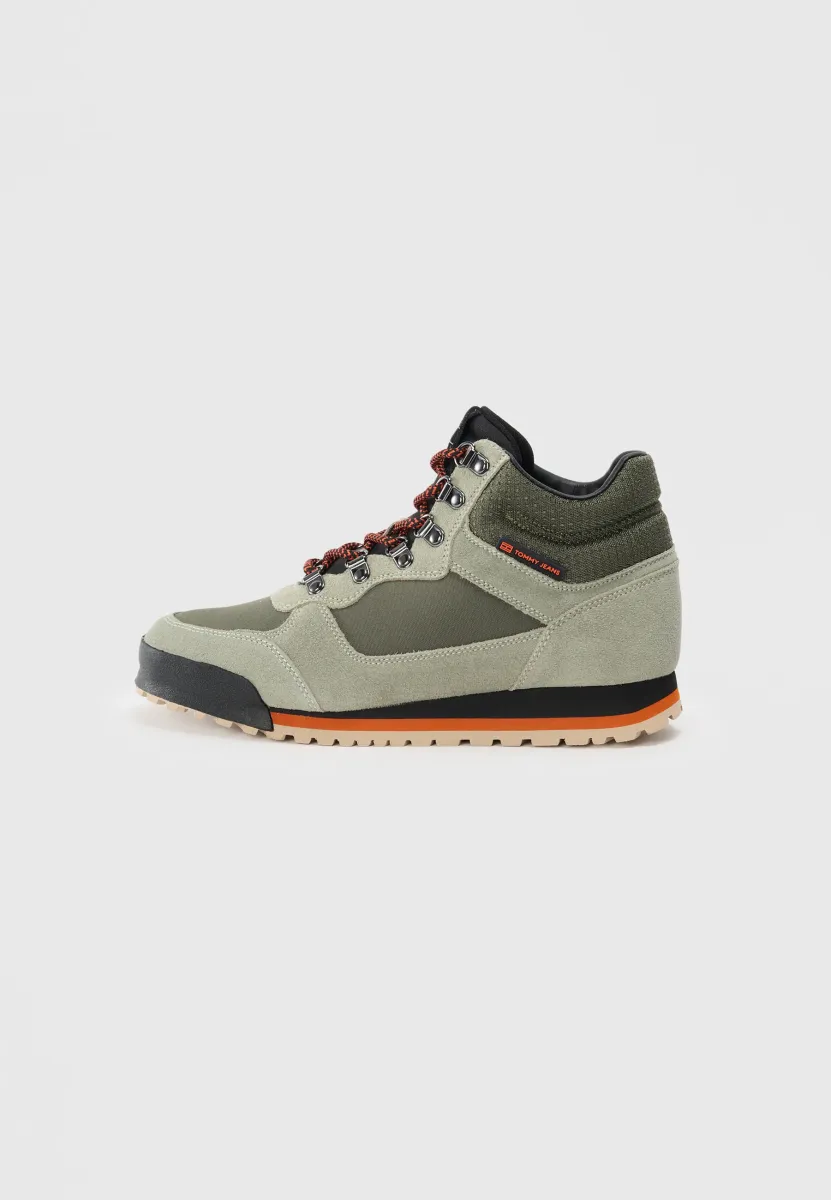 Schnürstiefelette - utility sage