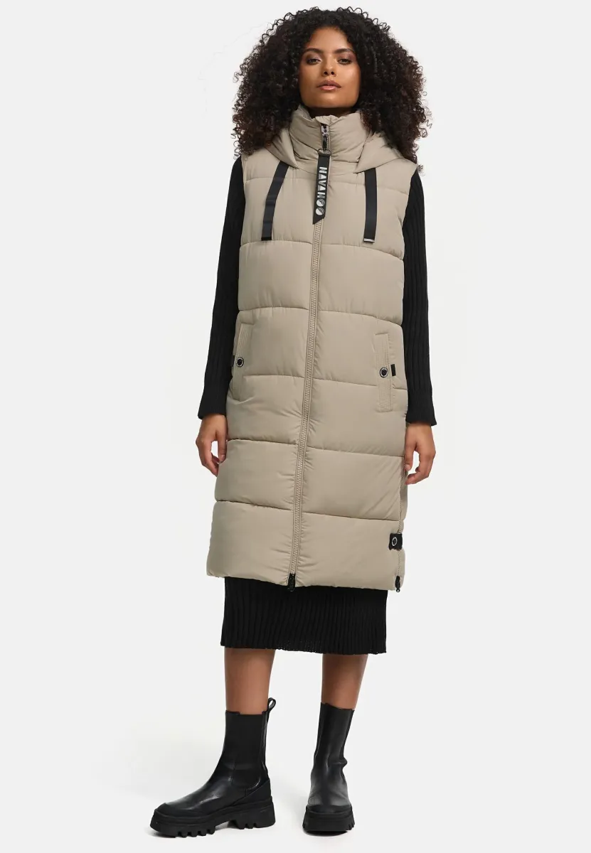 SCHNUFFELCHEN - Weste - pebble grey