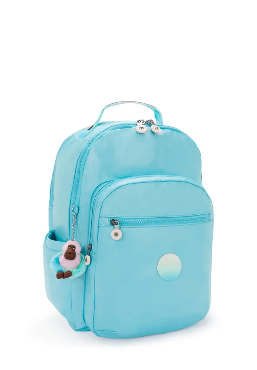 Schulranzen - sea blue metallic