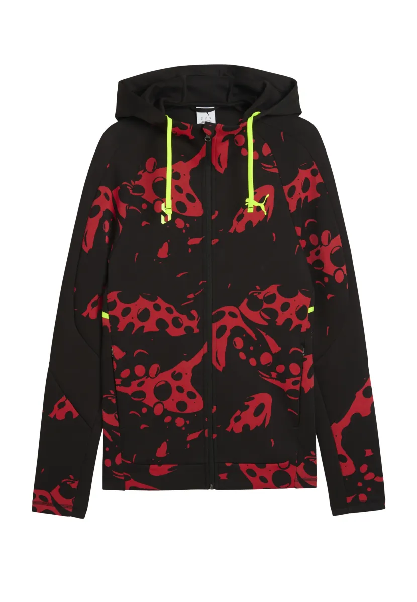 SCOOT LAB EVOSTRIPE CROSS  - Sweatjacke - for all time red- black-aop