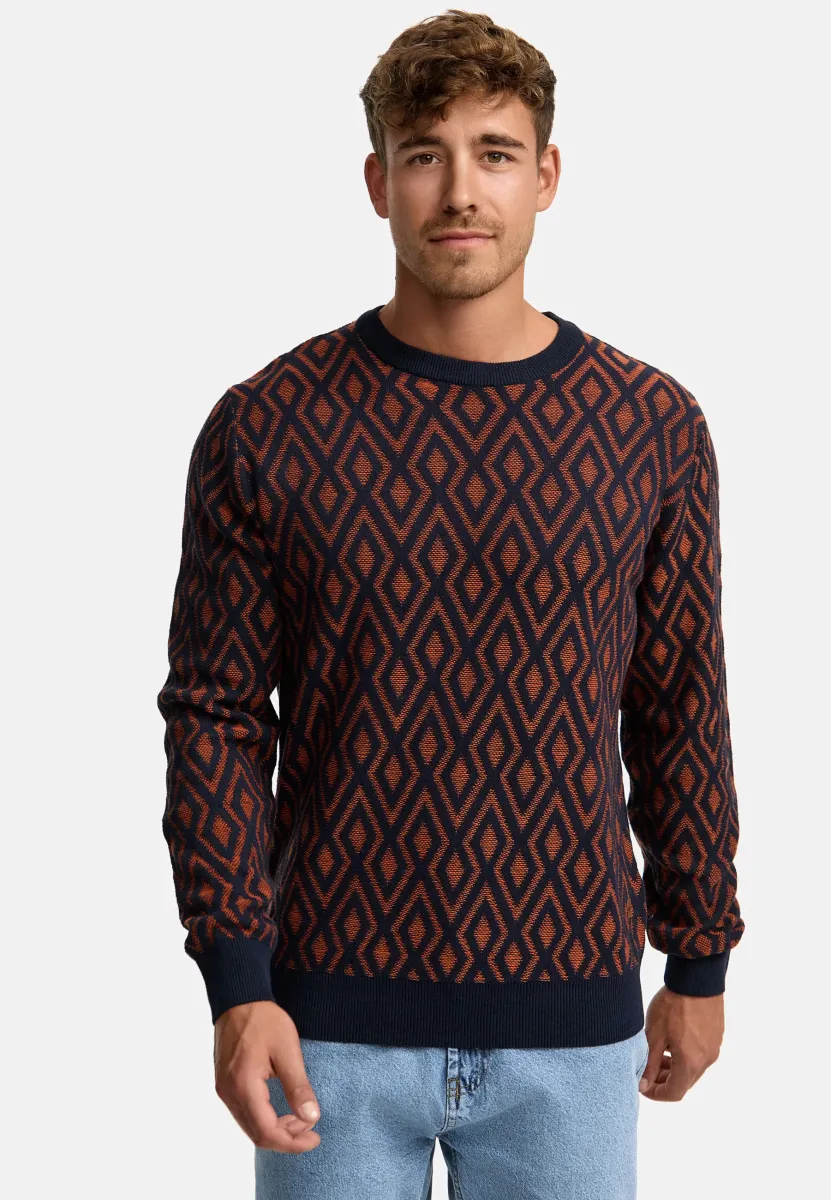 SCOTT - Strickpullover - cinnamon