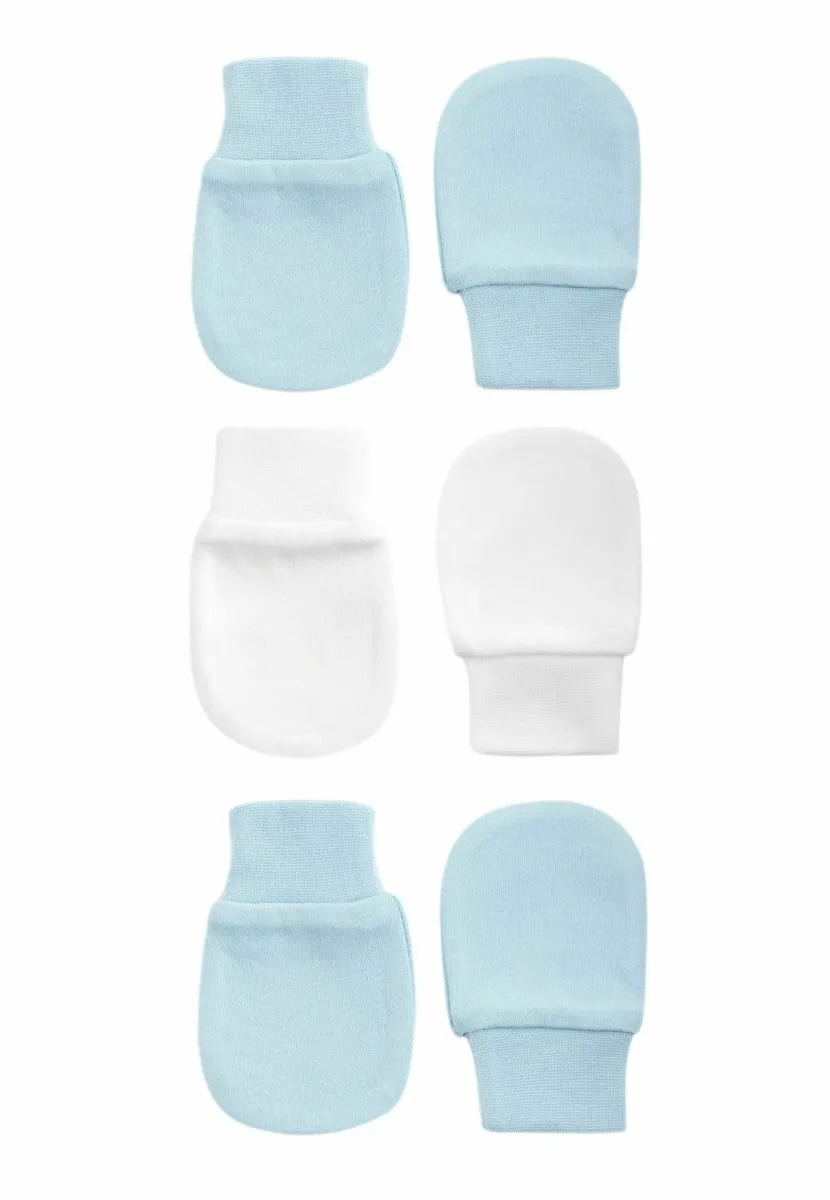 SCRATCH 3 PACK REGULAR FIT - Fäustling - white blue