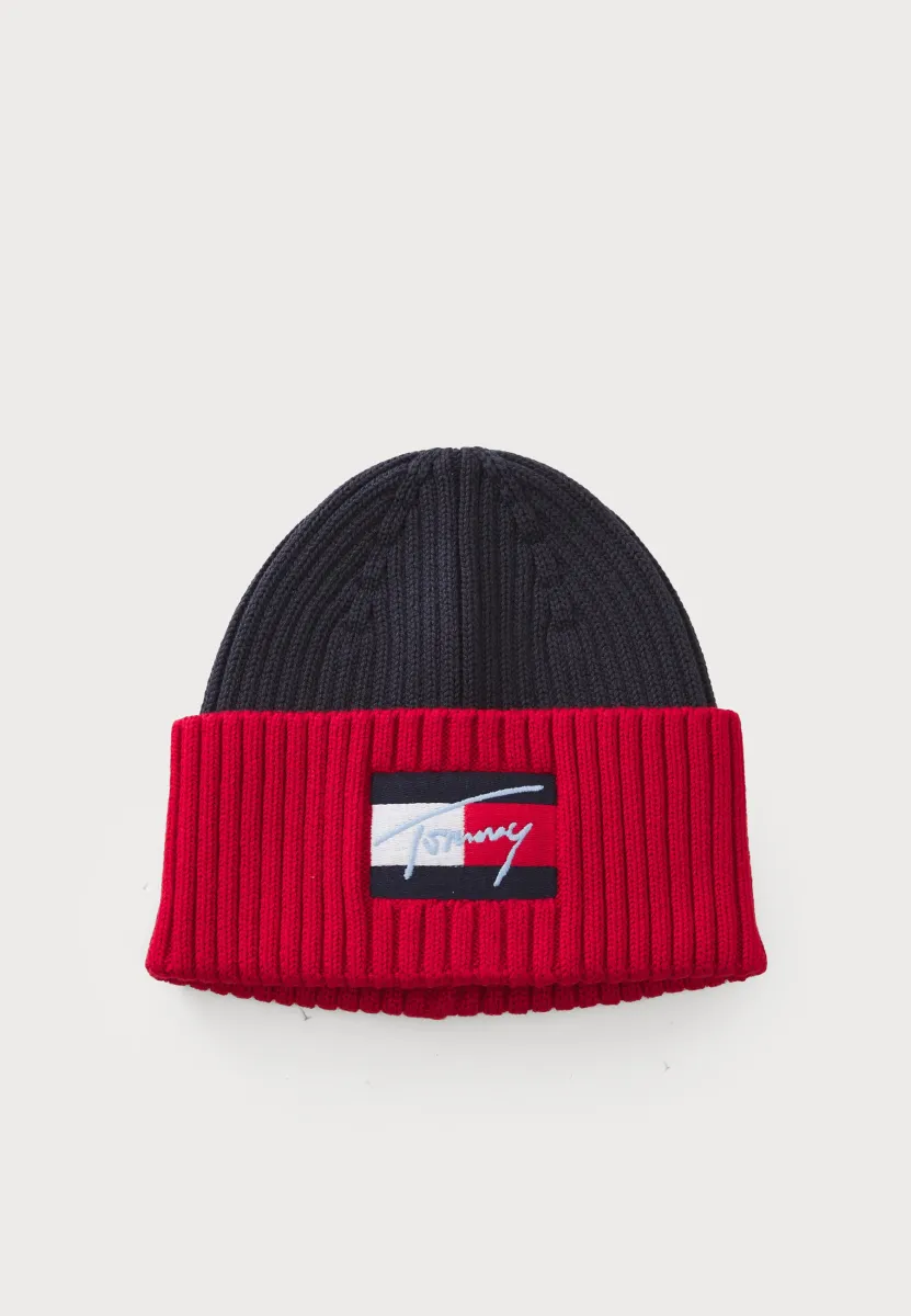 SCRIPT FLAG BEANIE UNISEX - Mütze - space blue
