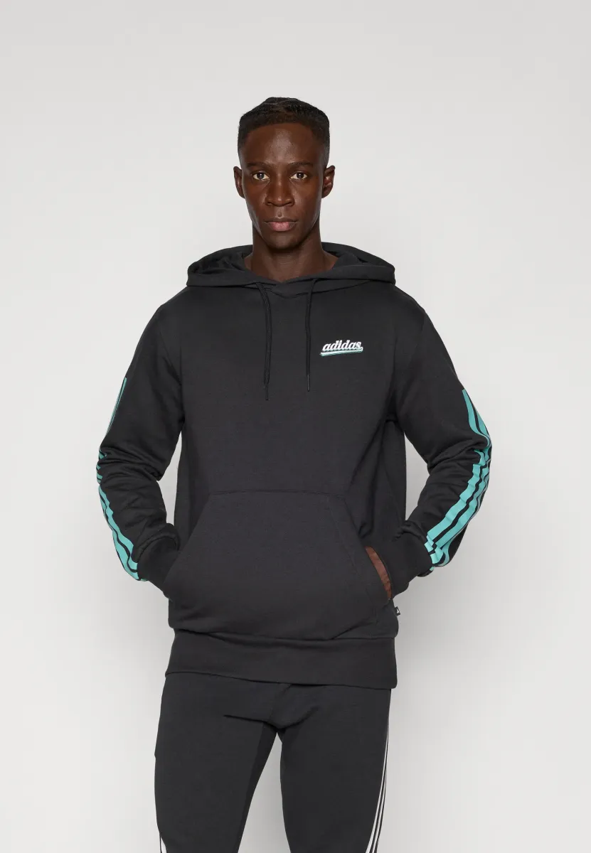 SCRIPT  - Kapuzenpullover - black