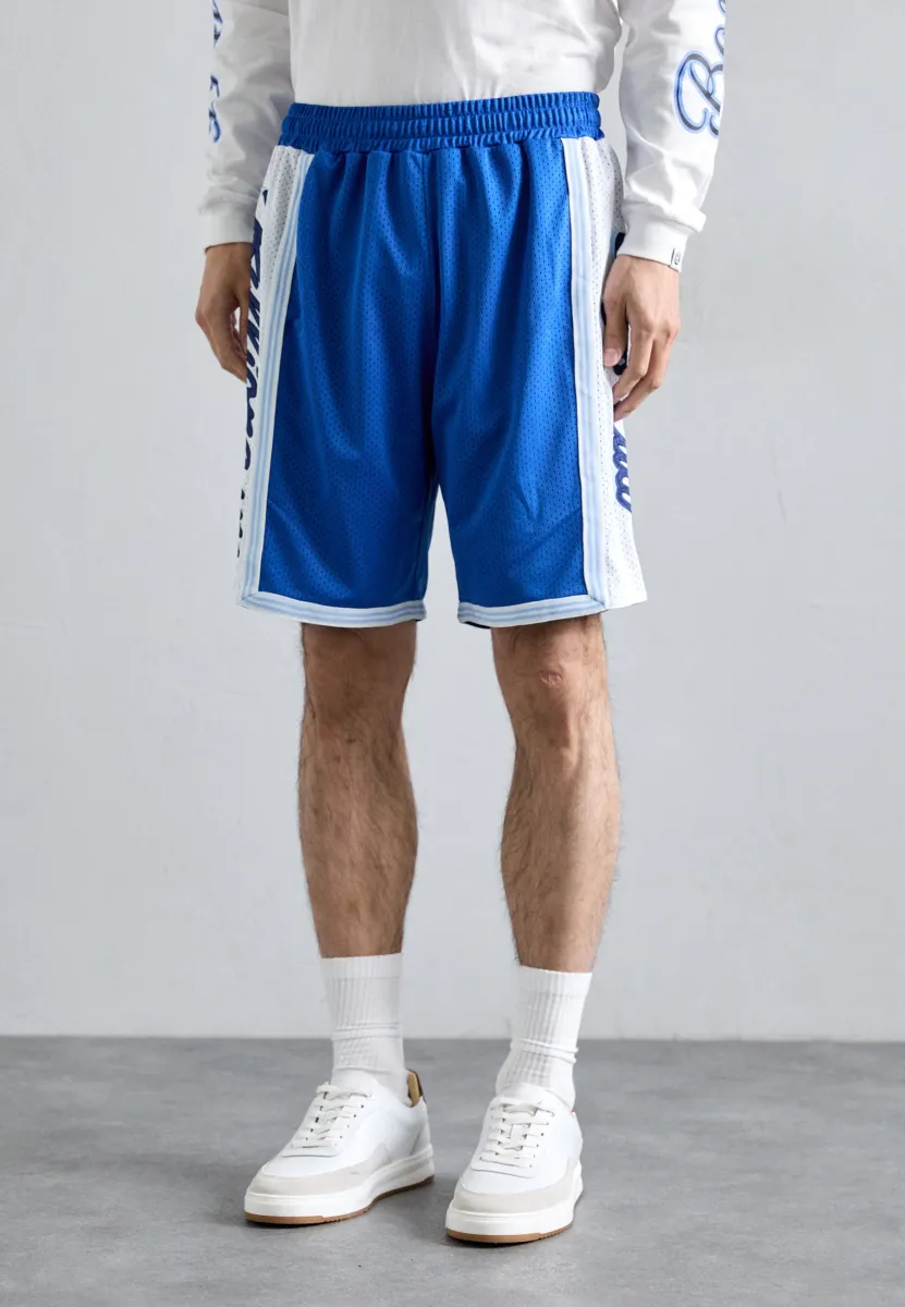 SCRIPT LOGO BASKETBALL - Shorts - blue