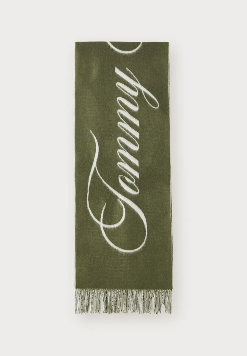 SCRIPT LOGO SCARF - Schal - huntsman green