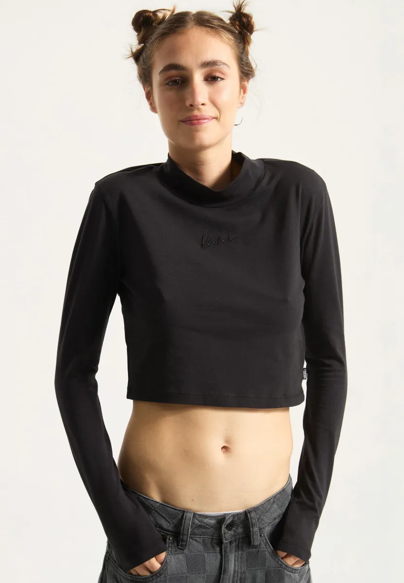SCRIPT MOCK - Langarmshirt - black