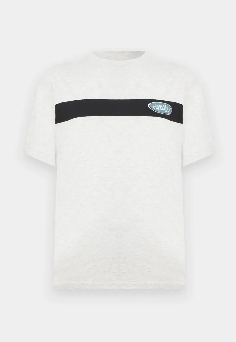 SCRIPT PANEL TEE UNISEX - T-Shirt basic - multi-coloured