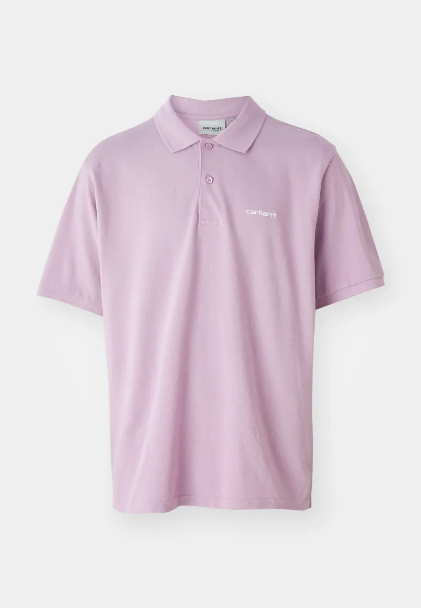 SCRIPT - Poloshirt - pink fog/white