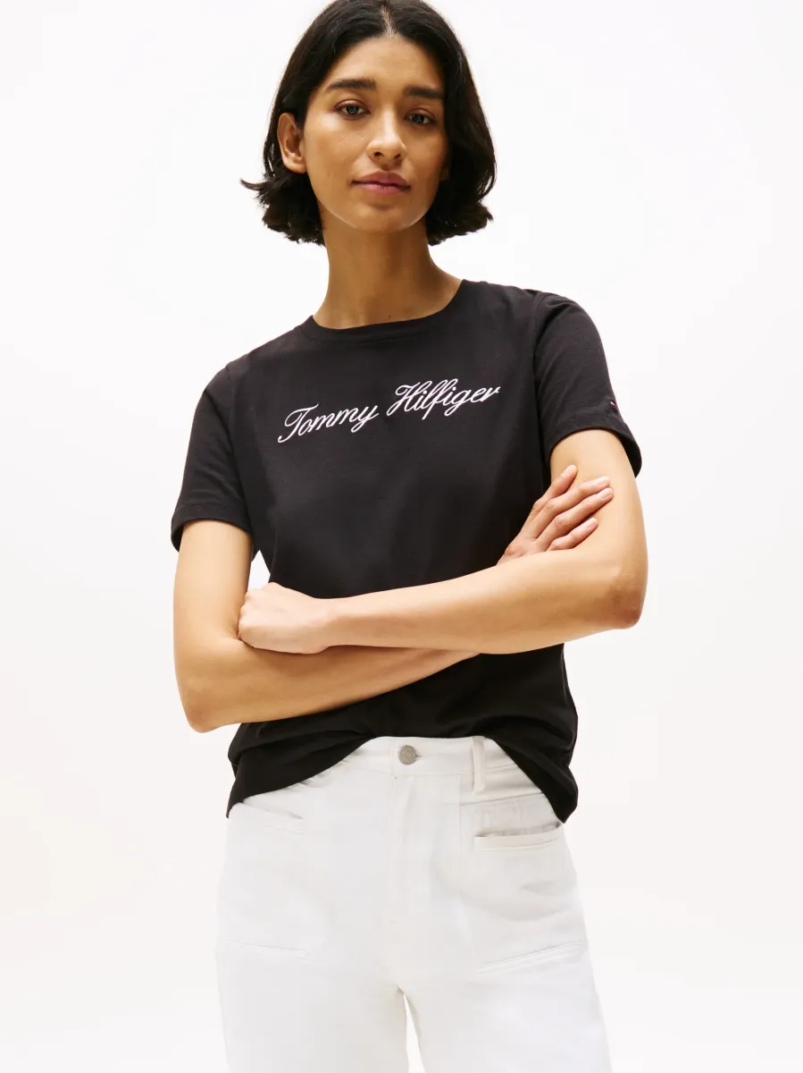 SCRIPT REGULAR - T-Shirt print - black