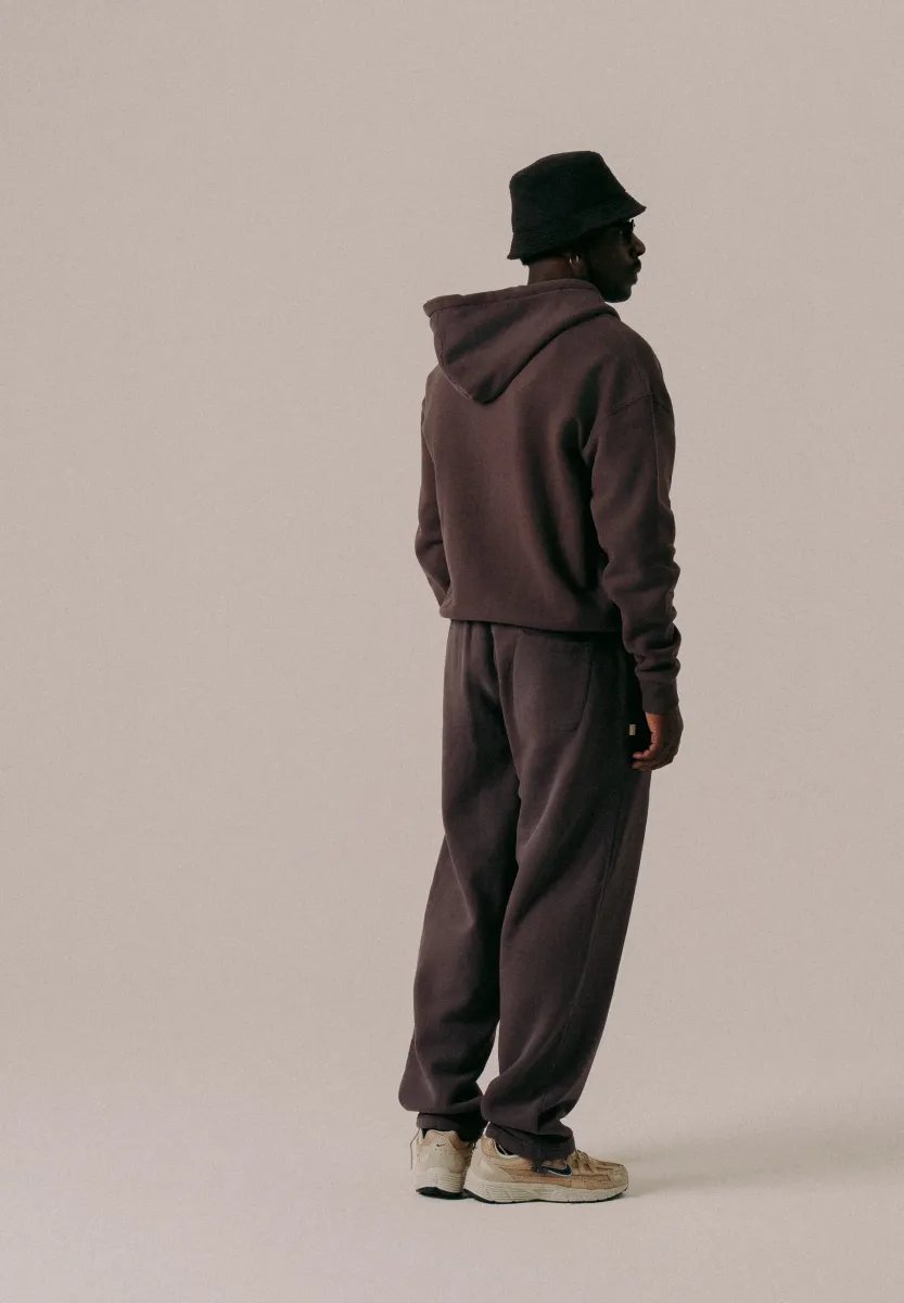 SCRIPT UNISEX - Jogginghose - raisin