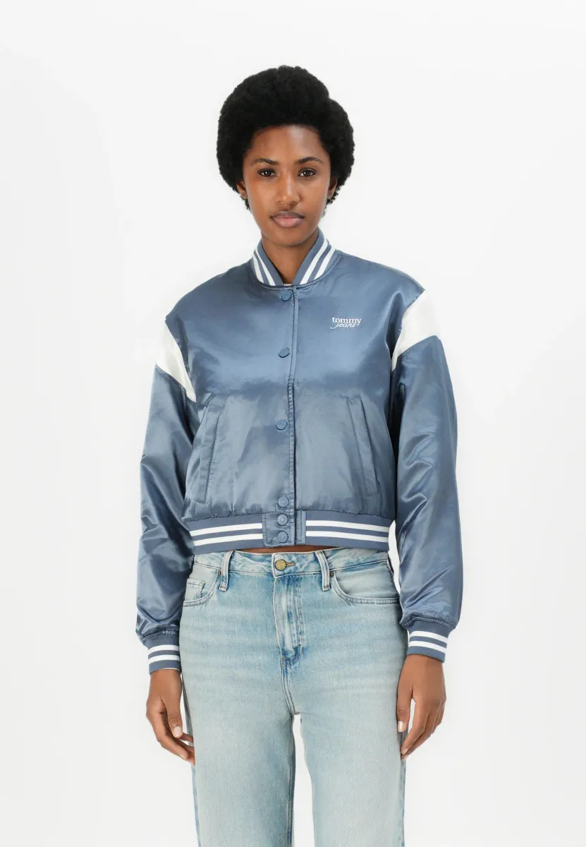SCRIPT VARSITY JACKET - Bomberjacke - blue moment