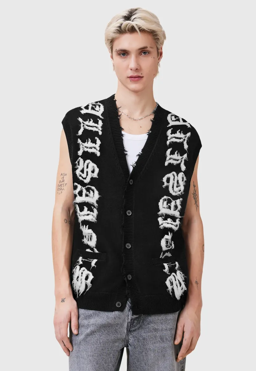 SCRIPTURE - Strickjacke - black